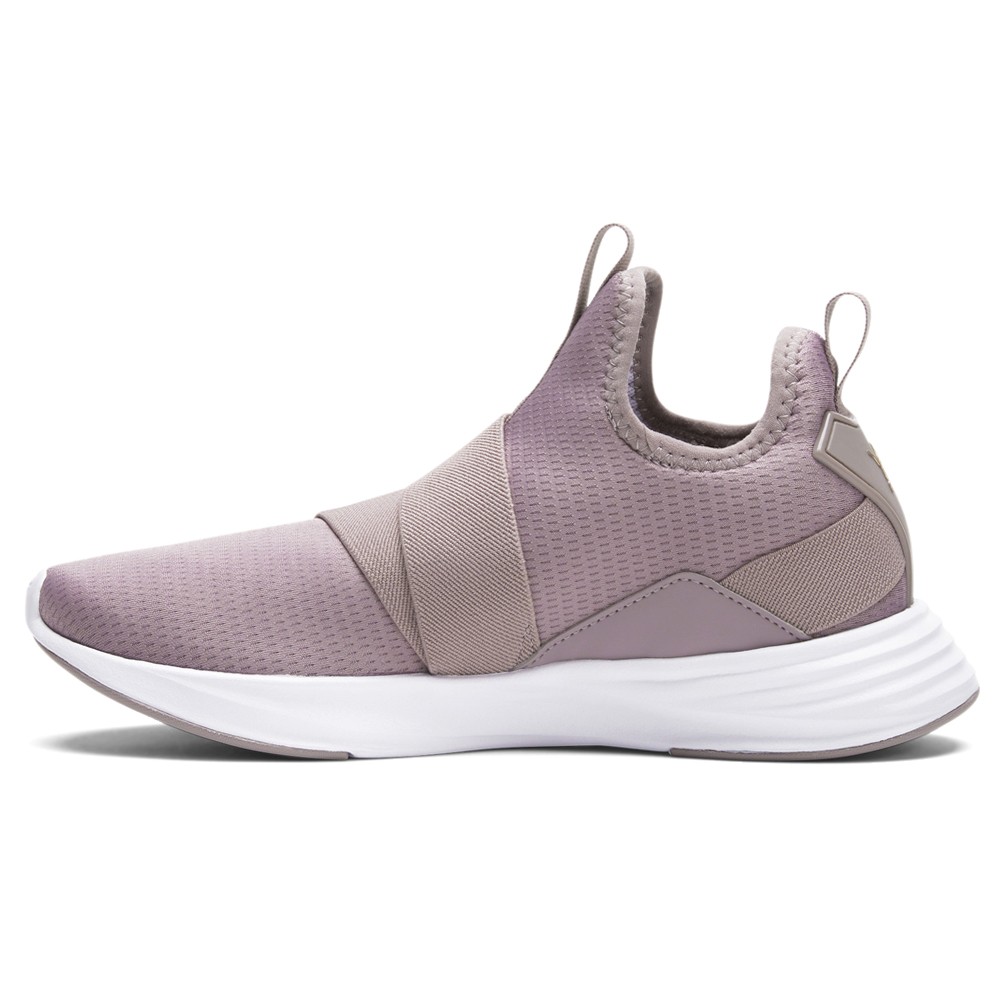 PUMA Radiate Mid Slip On Training Womens Purple Sneakers Athletic Shoes 1940890