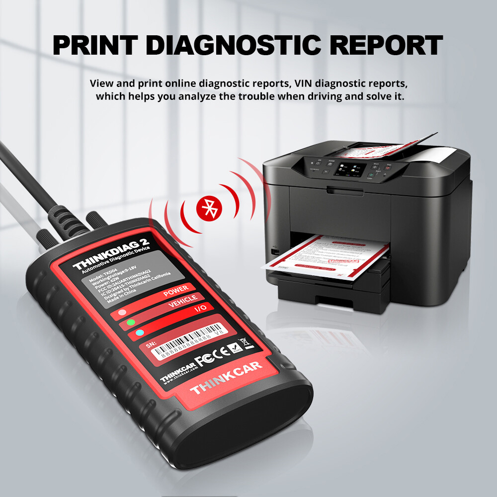 2025 THINKDIAG 2 Car OBD2 Scanner Bidirectional All System Diagnostic Tool CANFD