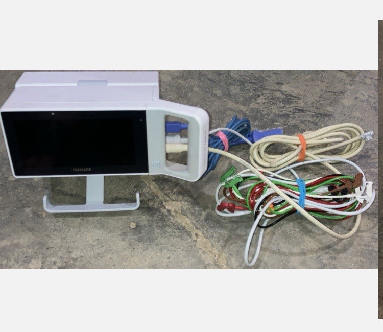 Philips Intellivue MX100 Patient Monitor w/ Battery & Cables REF 867033 TESTED