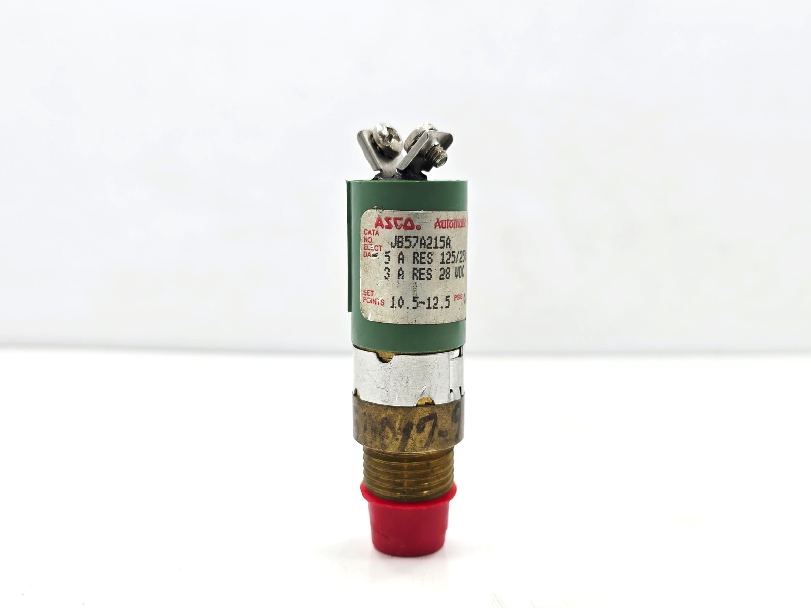 JB57A215A PRESSURE SWITCH ASCO 10.5-12.5 PSIG