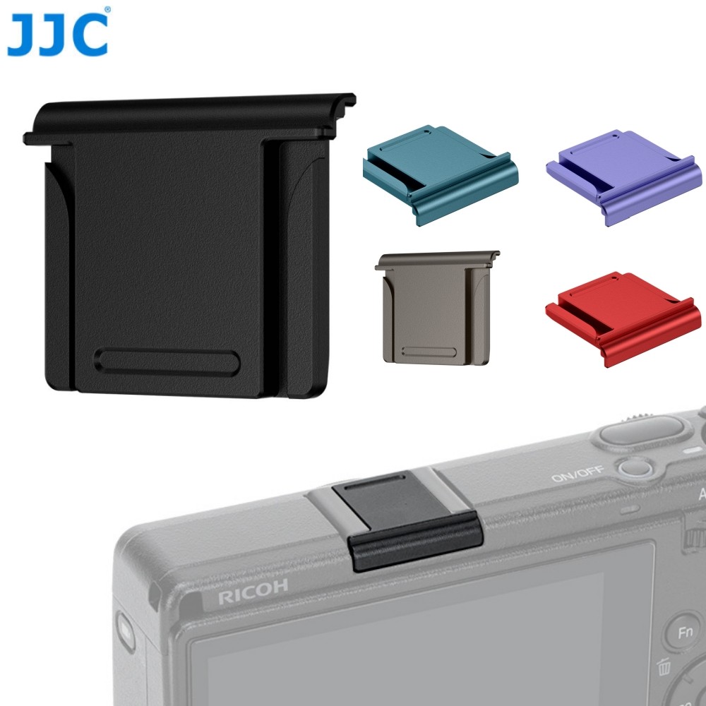 JJC Metal Hot Shoe Cover Silicone Pad Protect Contact for Ricoh GRIV GR IV GR4