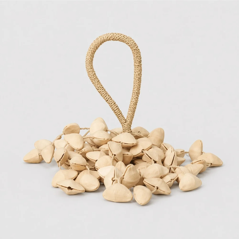 Cha Cha Seed Cluster On Handle Colourful Seed Shaker Music Instrument