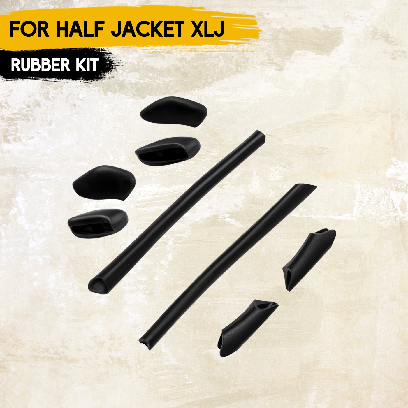Anti-Slip Rubber Kit Replacement Nose Pads & EarSocks for Oakley Half Jacket XLJ