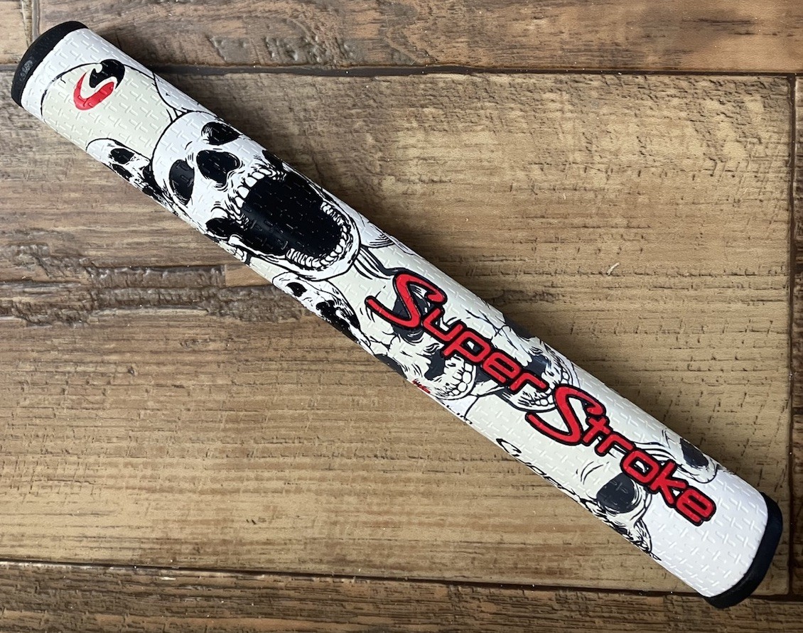 Super Stroke 3.0 Slim Red Skull Golf Putter Grip