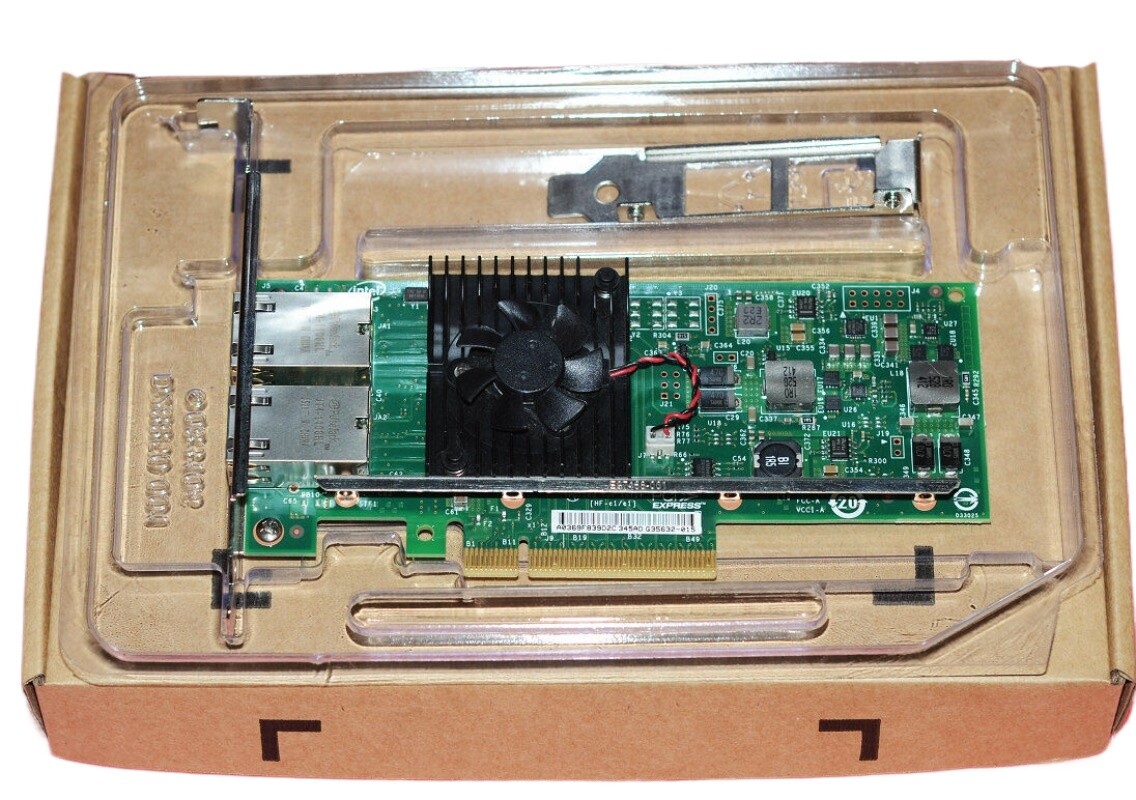 INTEL X540-T2 10GB 2P DUAL PORT NIC NETWORK ADAPTER DELL K7H46 3DFV8 540-BBHD