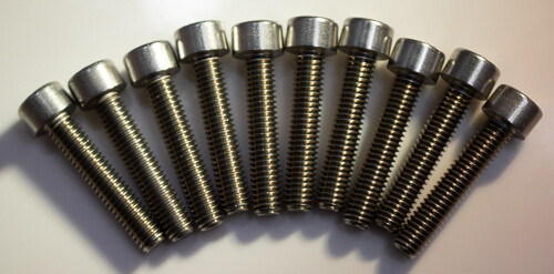 M6-1.0 x 40mm Stainless Steel Allen Socket Head Bolts | 18-8 Stainless | Qty 20