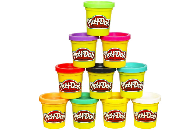 Non Toxic Modeling Compound Kids Creative Shape Games Crafts Model Clay 10 Cans