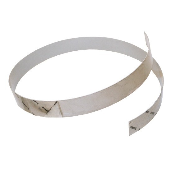 3 Inch Chrome Tape With Adhesive Back - Sold Per Foot