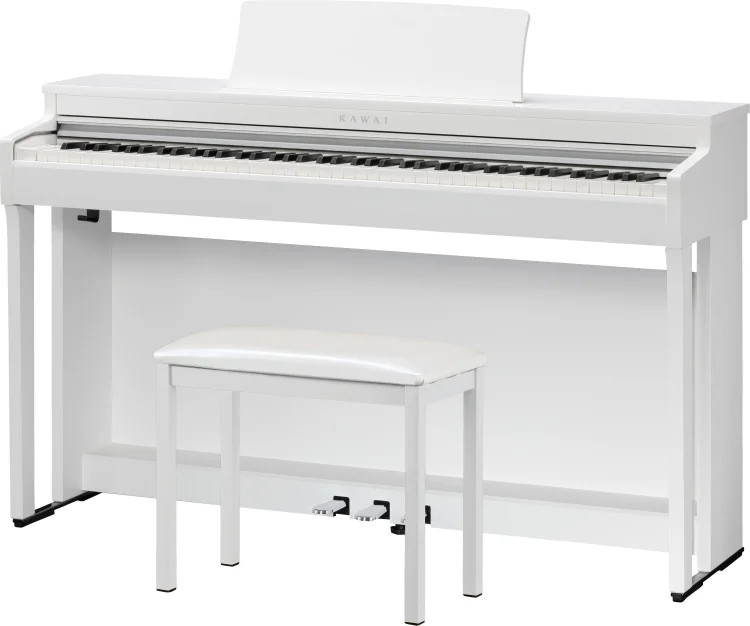 Kawai CN201 Digital Piano - Premium Satin White