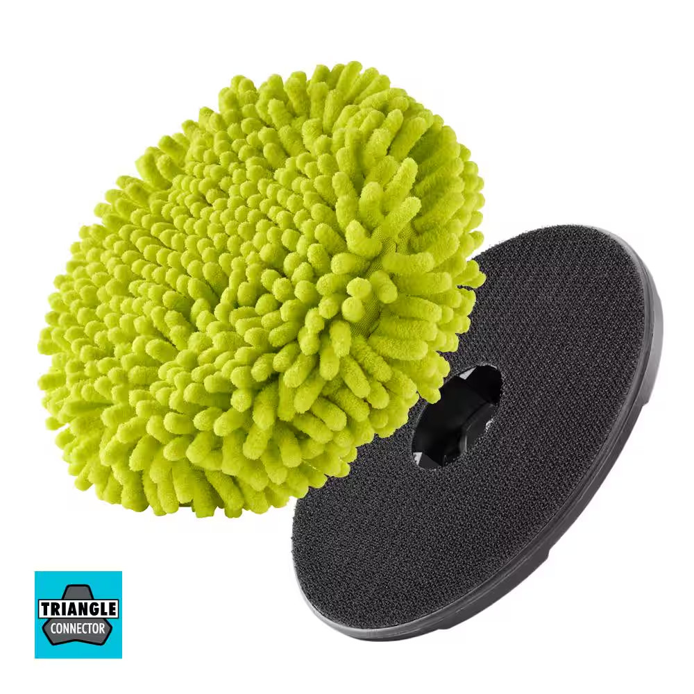 6 In. 2-Piece Knit Microfiber Kit for RYOBI P4500 and P4510 Scrubber Tools