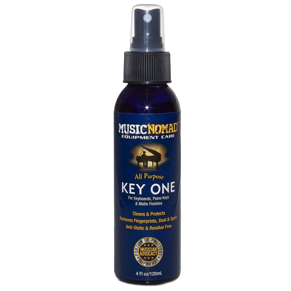 MusicNomad Keyboard Cleaner 4 oz for Keyboards, MIDI Controllers