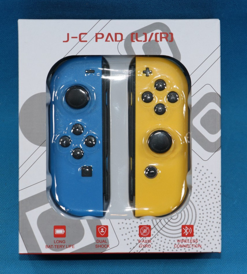 Wireless J-C PAD (L)/(R) Controllers for Nintendo Switch YELLOW AND BLUE