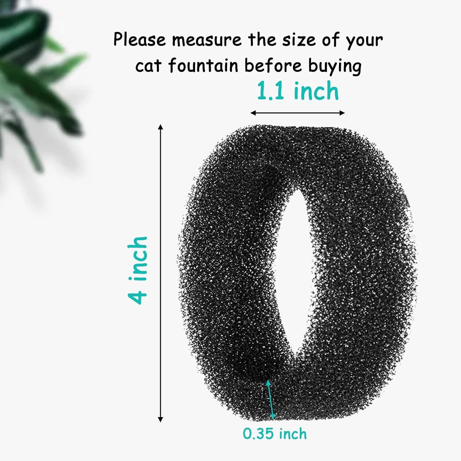 Cat Water Fountain Filters for Stainless Steel Pet Fountain, 8 Pack Pet Replacem