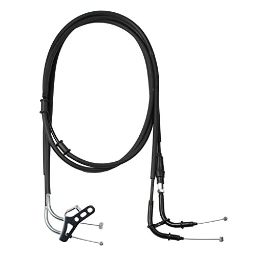 Motorcycle Throttle Cable SET A B (PULL and PUSH) Compatible with Yamaha X