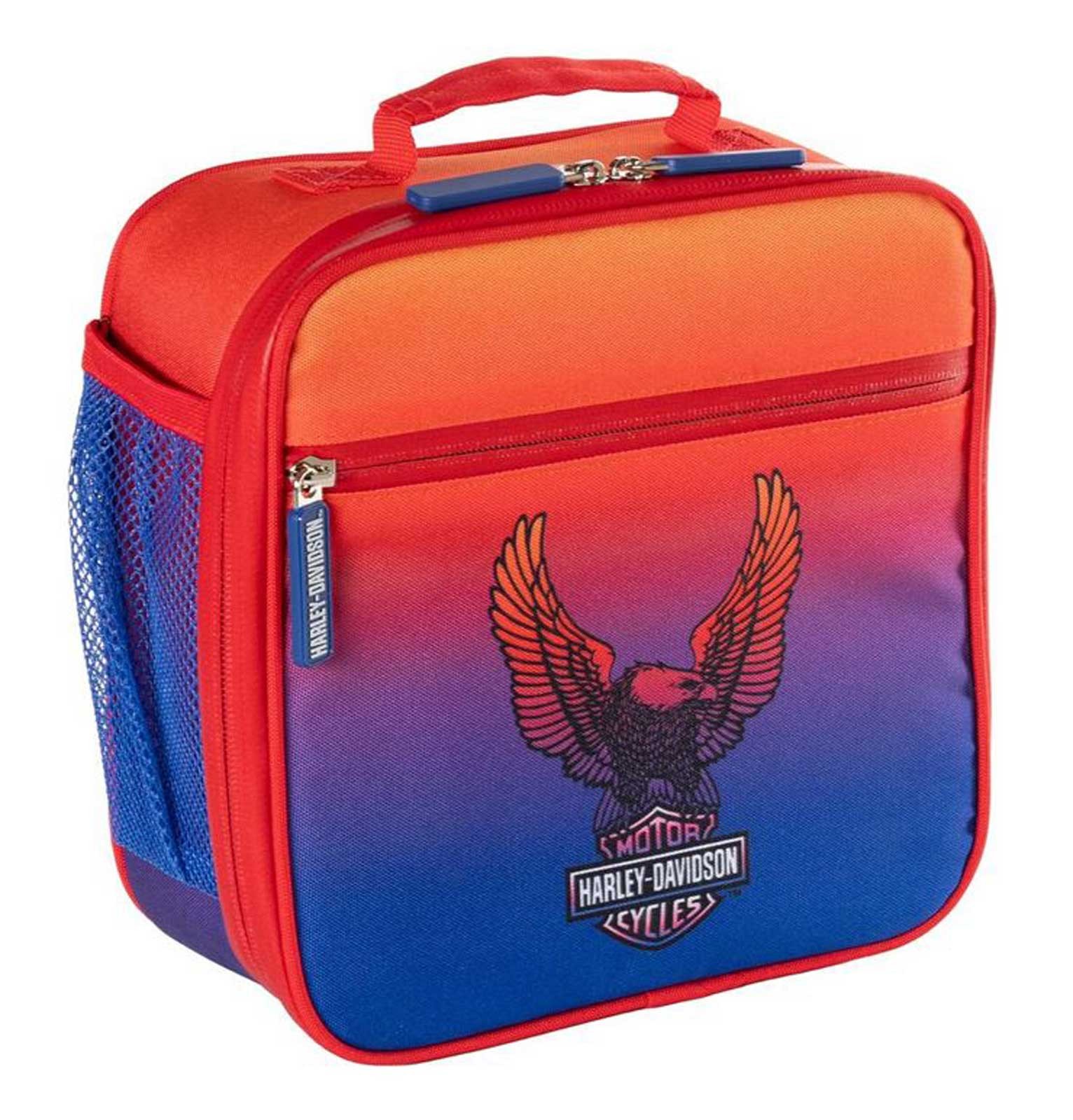 Harley-Davidson Kid's Soft Lunch Box Insulated Cooler, Vivid Bar & Shield Eagle
