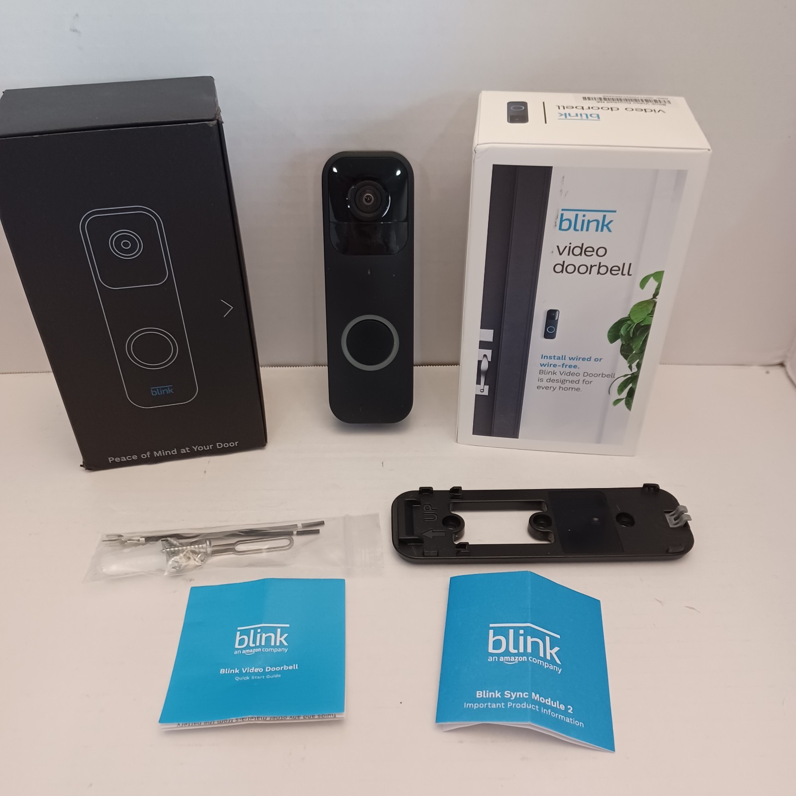 Blink Video Doorbell Two-way Audio HD Video Motion Alexa Enabled Wired/Wire-free