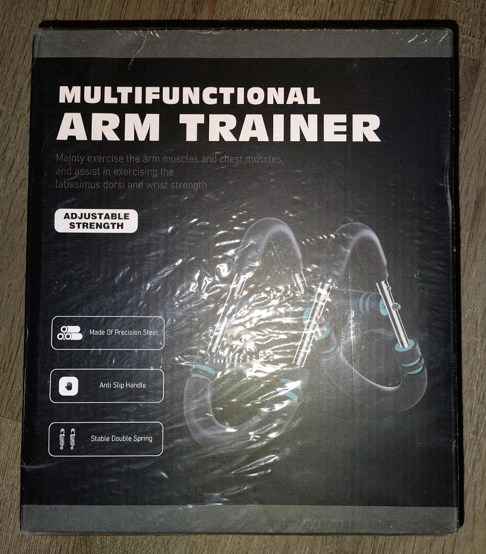 Multifunctional Arm Trainer Adjustable Strength Anti-slip Handle Double Spring