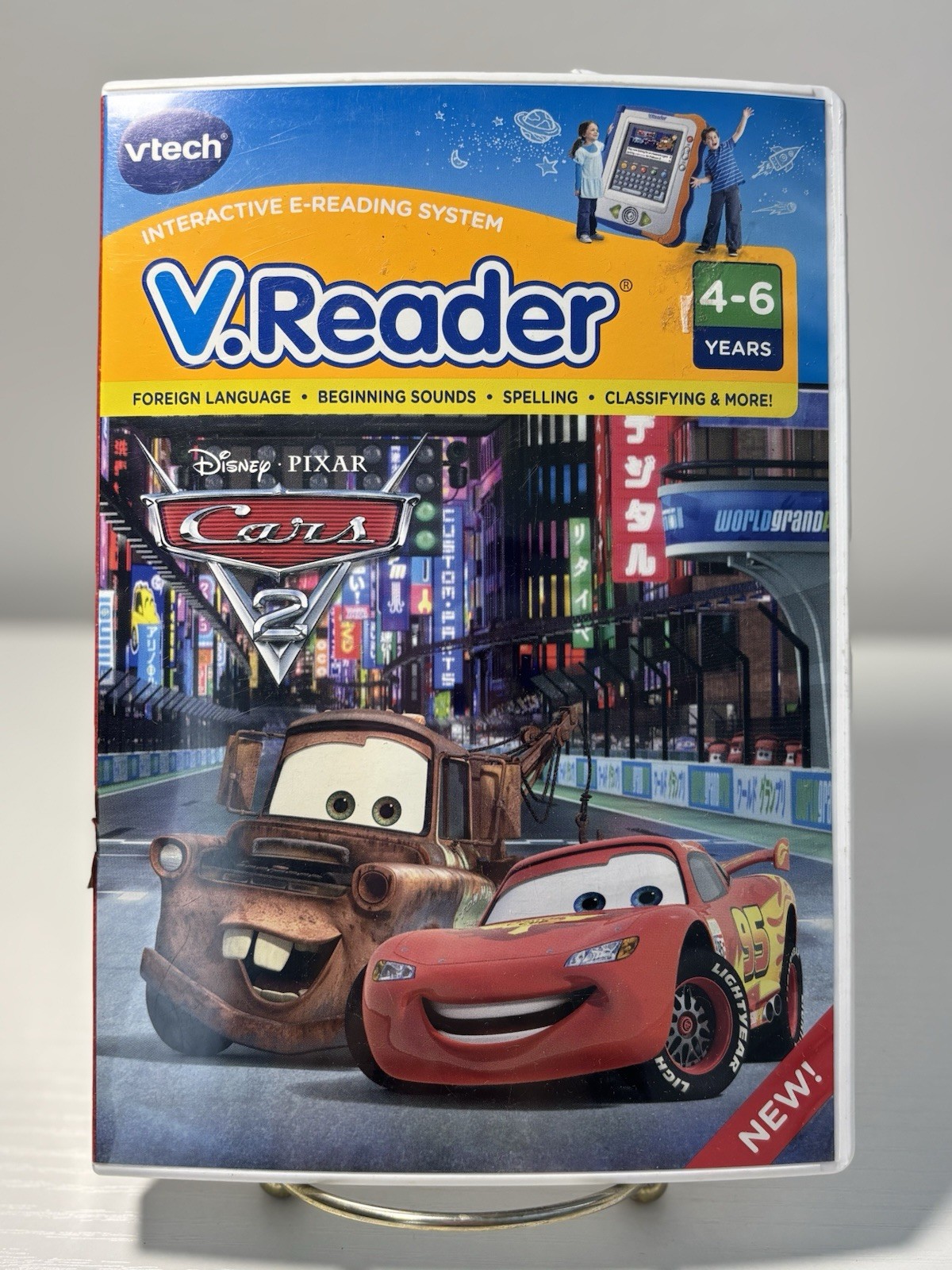 Vtech V Reader Cars Game Cartridge - Age 4 - 6 years old