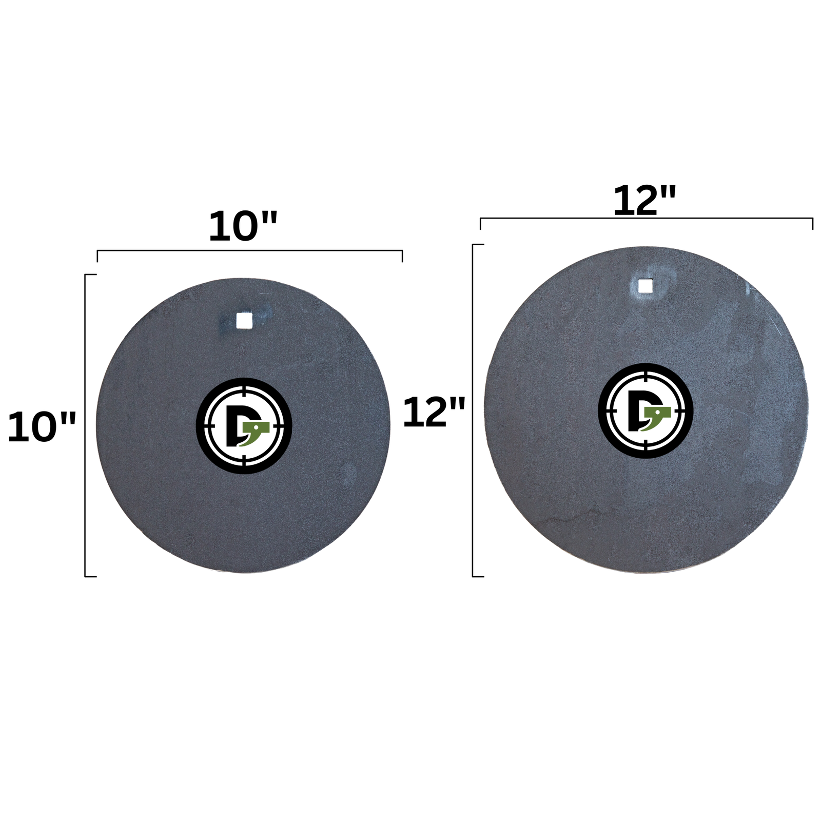 3/8" Round AR500 Target - Steel Challenge 10" & 12" Target