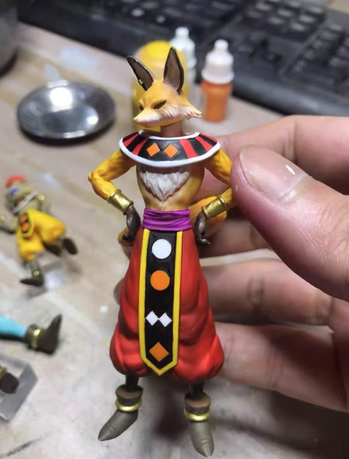 CUSTOM Dragon Ball Gods of Destruction hg sizes resin Liquiir Rikīru