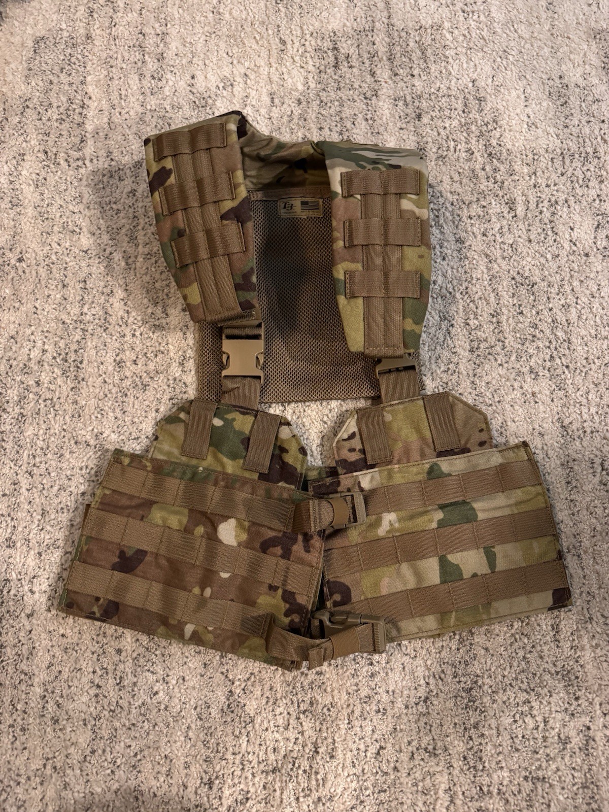 OLDGEN SOF T3 Gear Spear Chest Rig Multicam H Harness OCP LBT Military Surplus