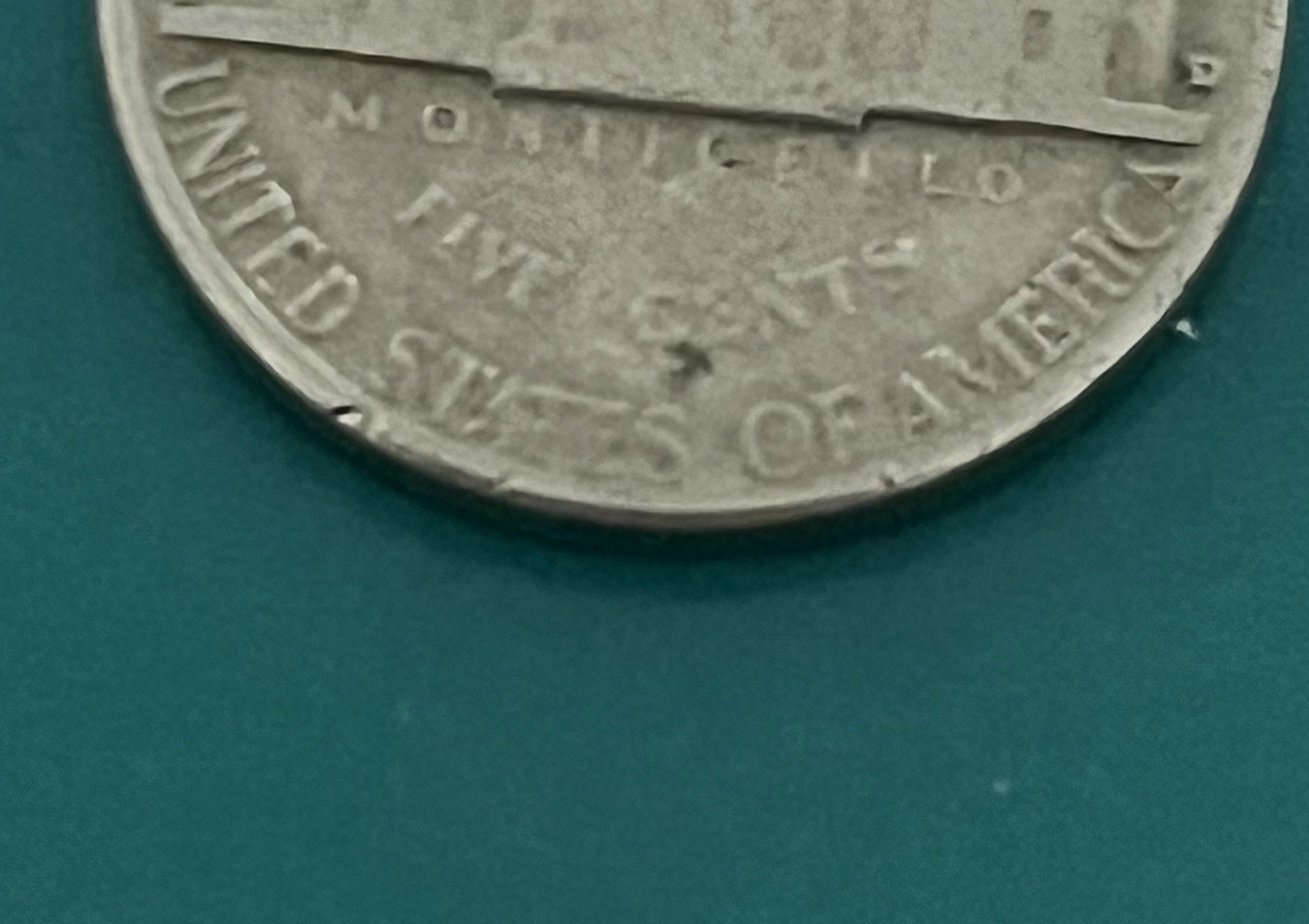 1962 D Jefferson Nickel Error