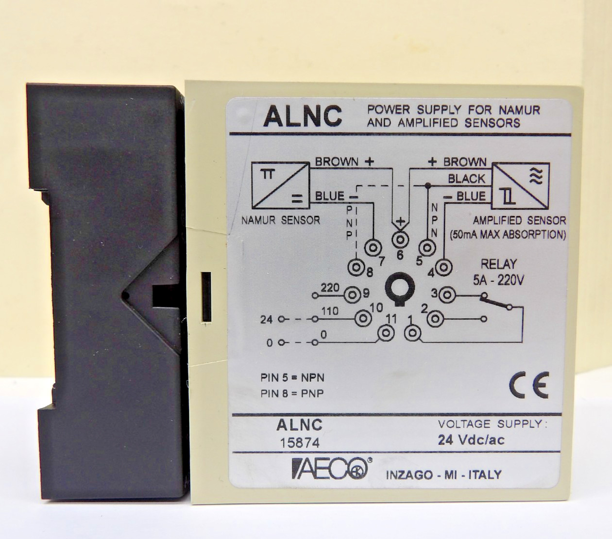 AECO ALNC 15874 Power Supply/Amplifier, 24 Vdc/ac