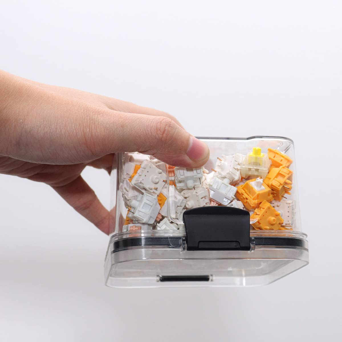 460ml Mechanical Keyboard Switch Container Transparent Sealed Storage