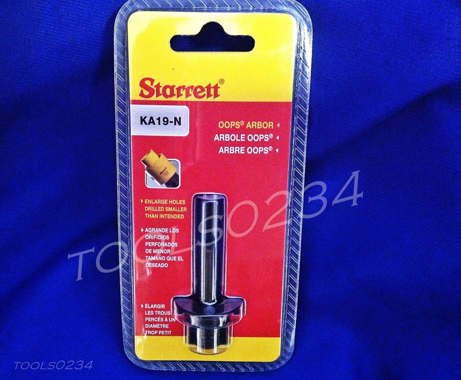 KA19-N A19 Starrett 11556 Oops Enlarging Hole Saw Arbor Pilot Fix Mistakes