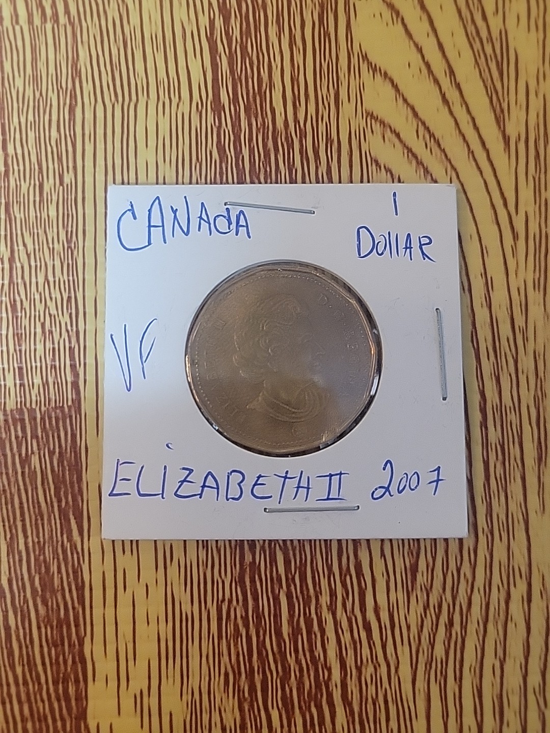 2007 Canada 1 Dollar - VF Circulated - Elizabeth II - Bronze Plated Nickel