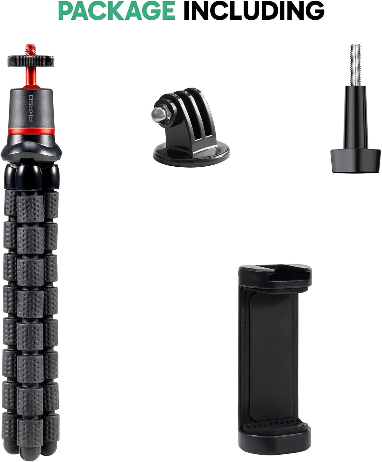 Action Camera Accessories Kit Compatible with Action Camera EK7000/Brave 4/Brav