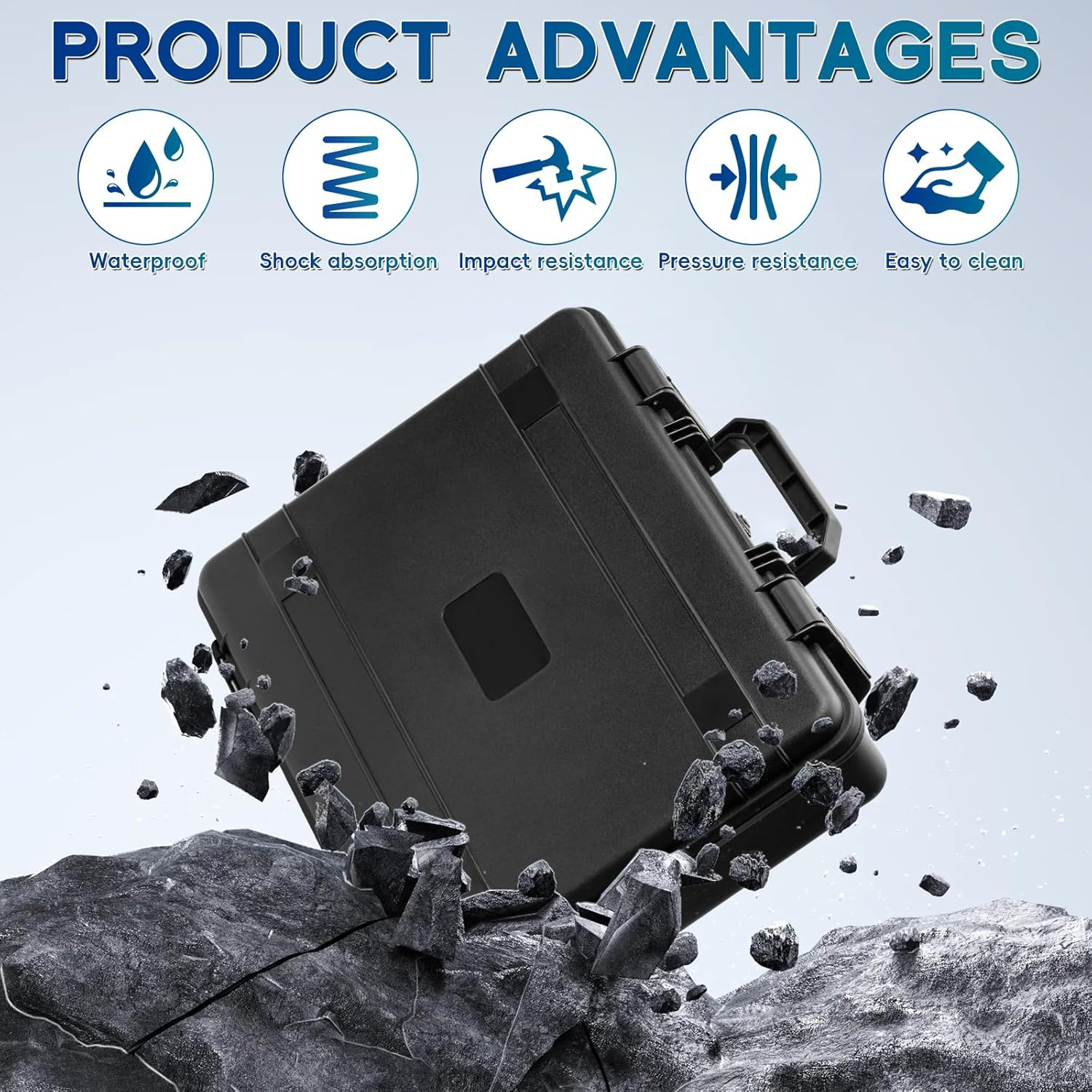 CASE ONLY, Wireless Mic - Hard Shell Case for Shure BLX288/SM58/PG58/BETA58A