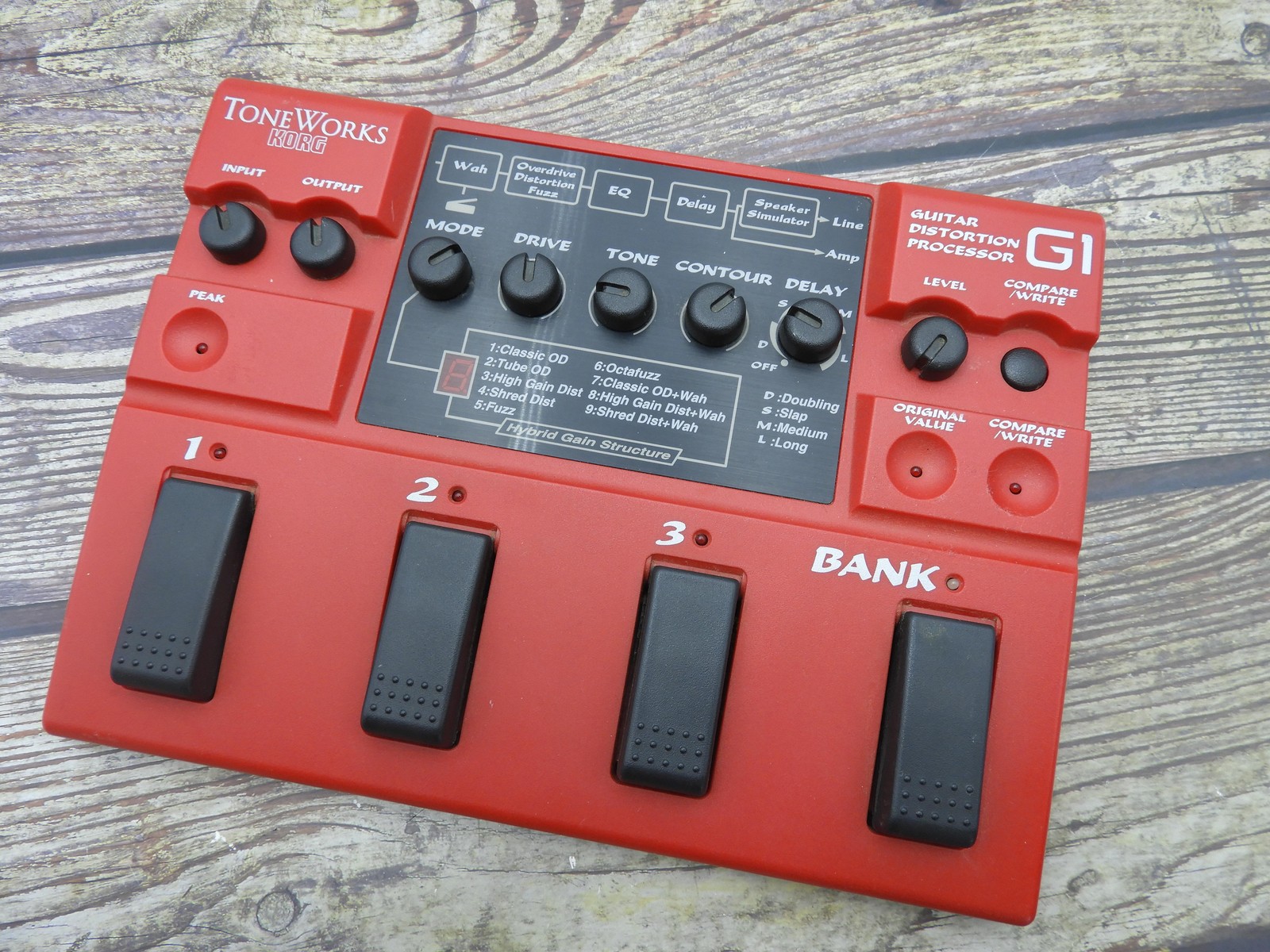 Korg ToneWorks G1 guitar effects distortion processor used from japan