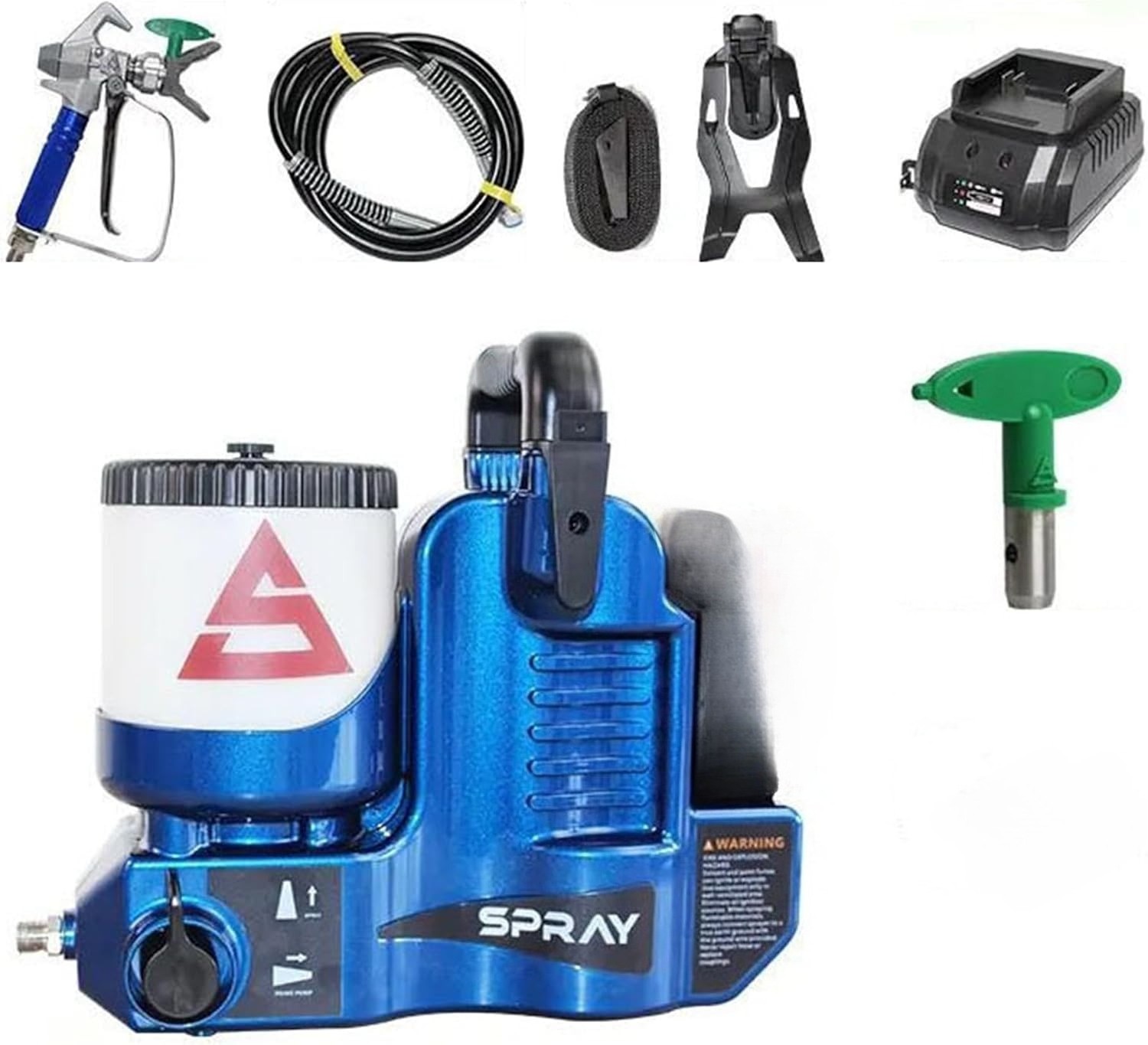 For Makita Airless Paint Sprayer Sprayer for Wall Paints Varnishes 18-21VBatte02