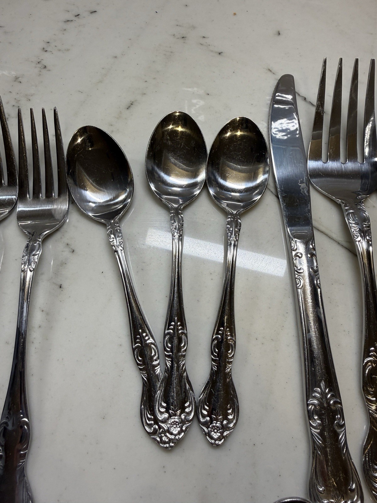 29 Piece Flatware Set Embassy Classic Stainless Valhalla Japan