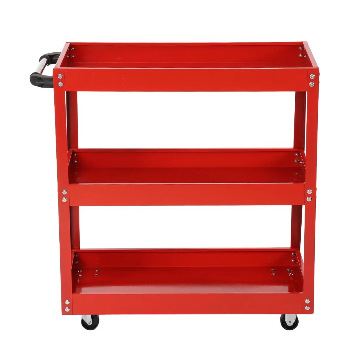 MULTIPURPOSE WORKSHOP TOOL TROLLEY TOOL HOLDER 3 SHELVES WITH WHEELS