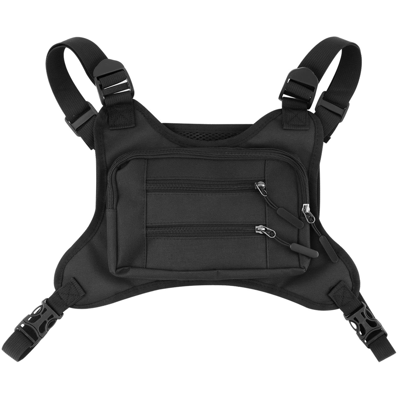 Bolsa Paquete De Pecho Deportiva Para Hombres y Mujeres Chaleco Bolso Tactico