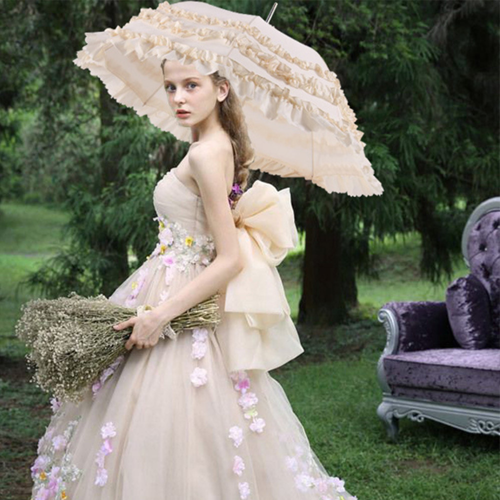Ladies umbrella umbrella stick umbrella parasol wedding lace lolita