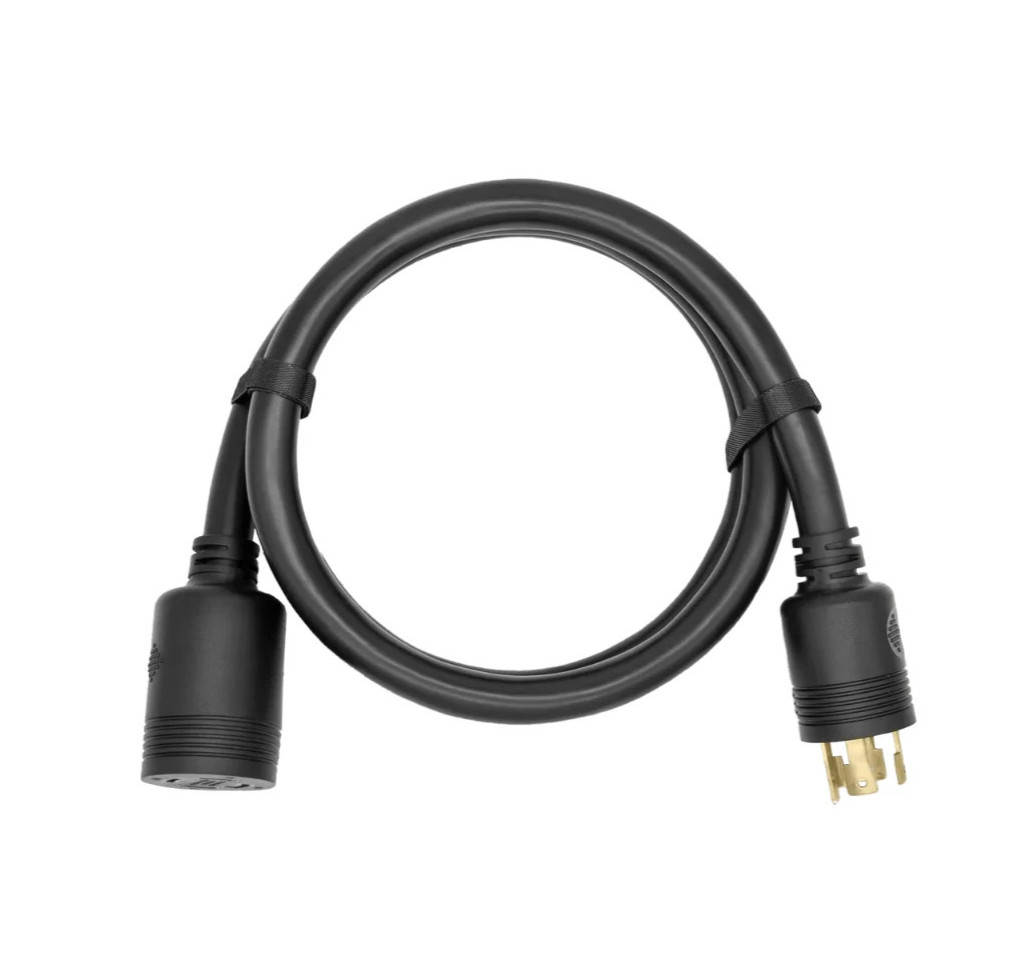 ECOFLOW - NEMA L14-30R to L14-30P Generator Cord - 4.92ft (1.5m) - NEW Open Box