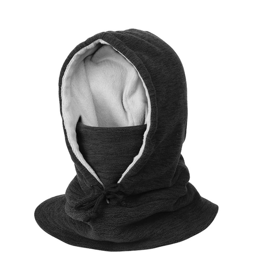 Men Balaclava Ski Cycling Caps Fleece Hood Windproof Face Mask Outdoor Neck Warm