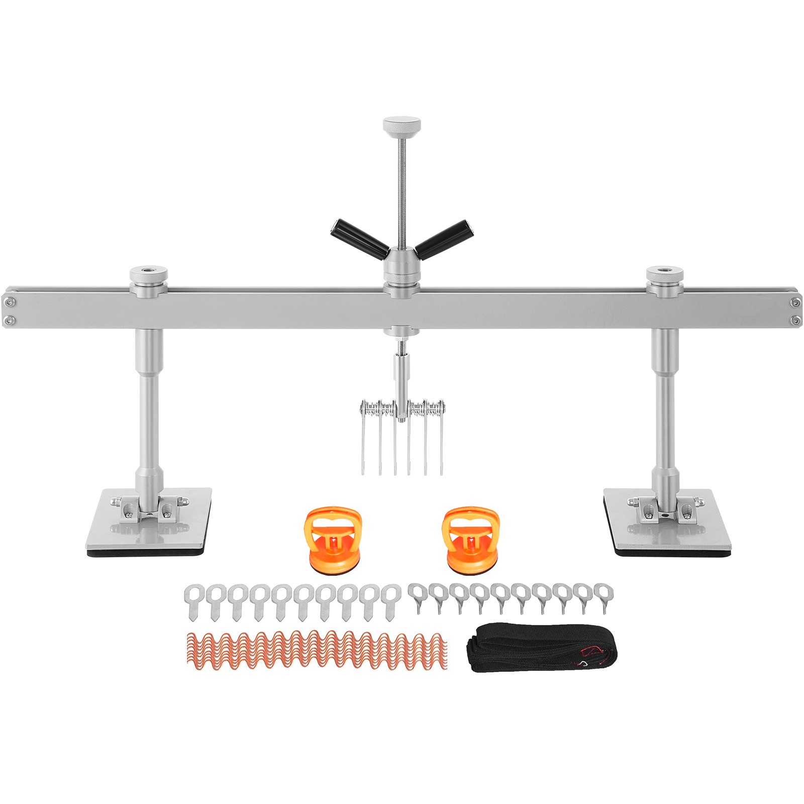 Dent Pull Lever Straightening Bar Kit 850mm Steel Dent Pulling Cords