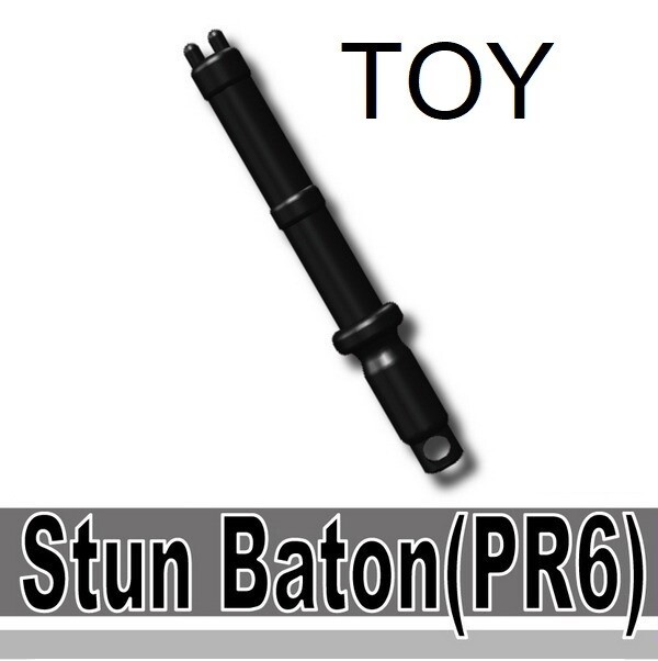 Toy Nightstick Police Baton compatible with toy brick minifigures SWAT