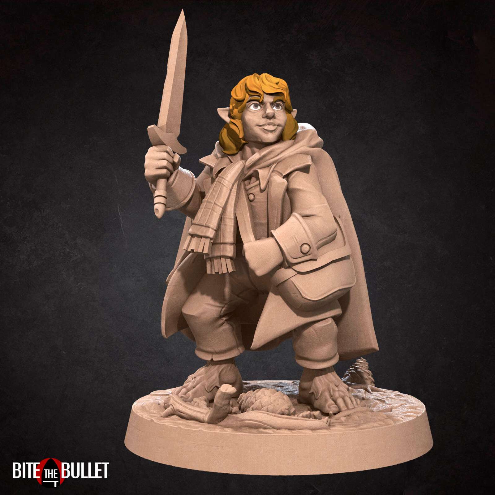 Halfing Fighter D - Bite the Bullet - Dungeons and Dragons
