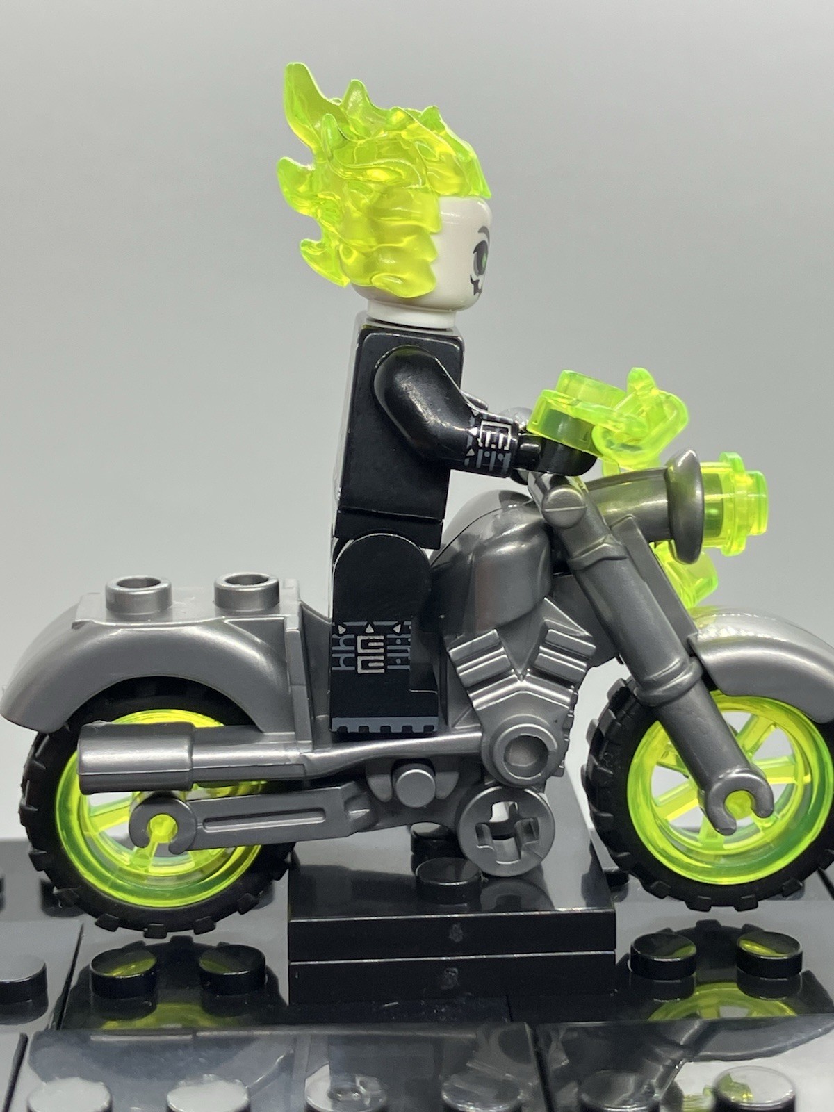 Green Ghost Rider Custom Mini Figure