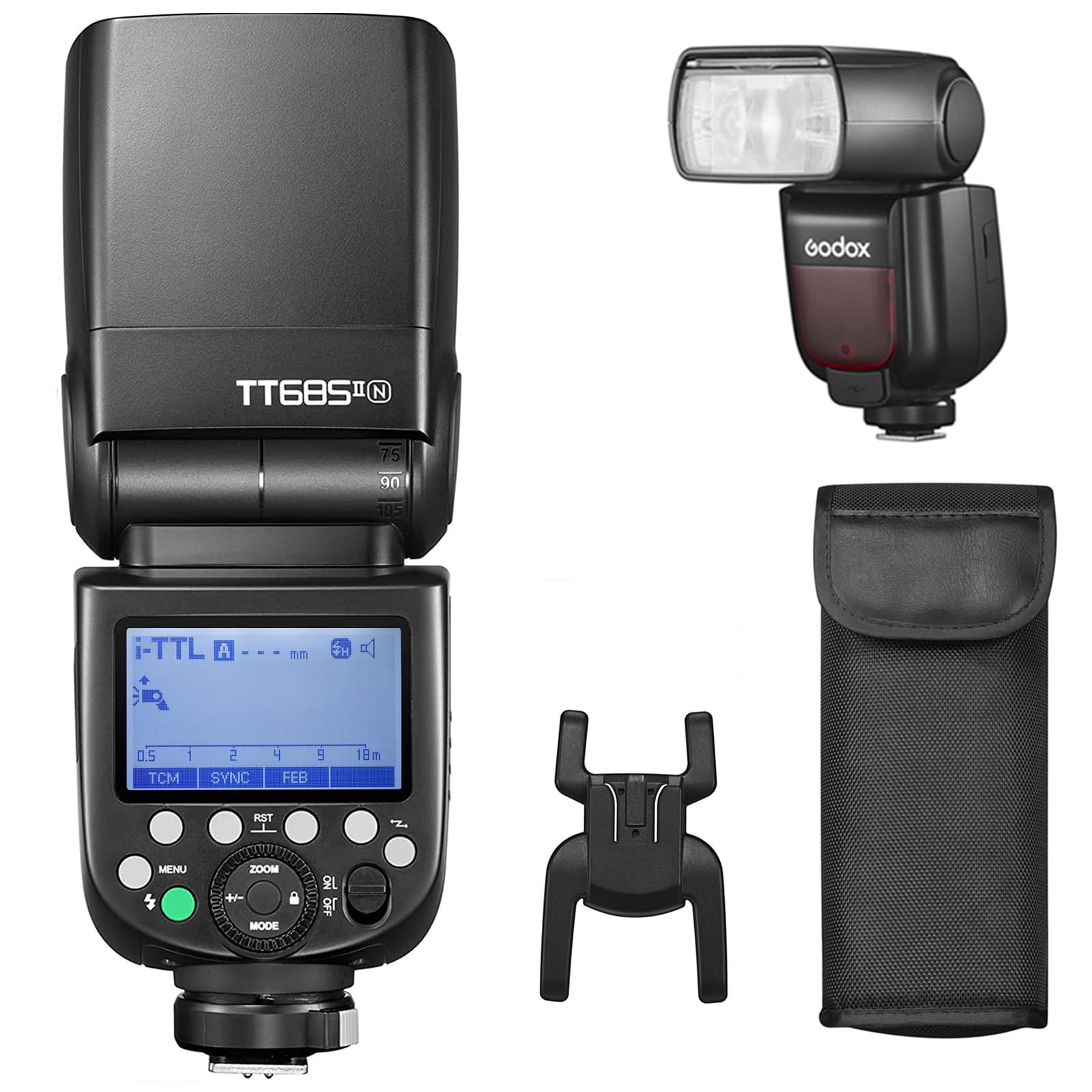 Godox TT685II-N Flash for Nikon Camera Flash Speedlite, E-TTL 2.4G Wireless GN60