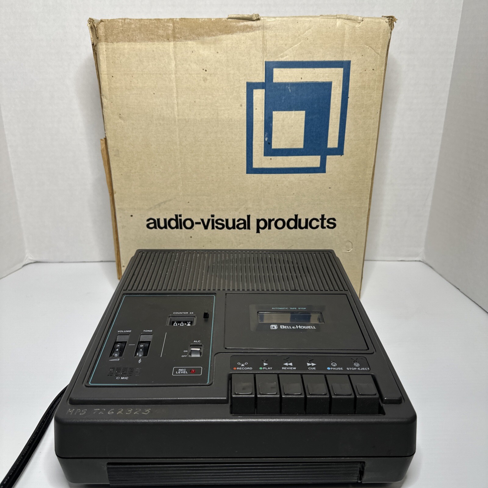 Bell And Howell Model 3181A Cassette Recorder Made In Japan Not Tested
