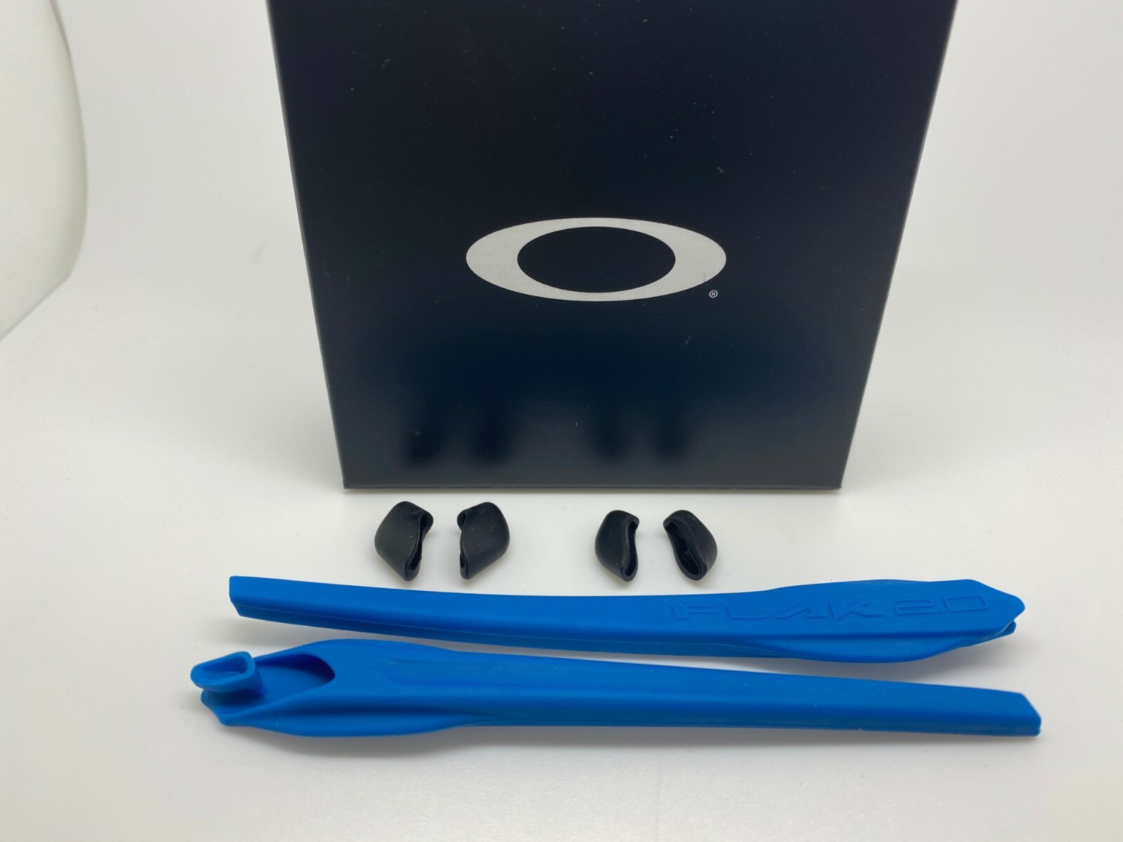 AUTHENTIC OAKLEY FLAK 2.0 EAR SOCKS & NOSE PADS KIT Electric Blue