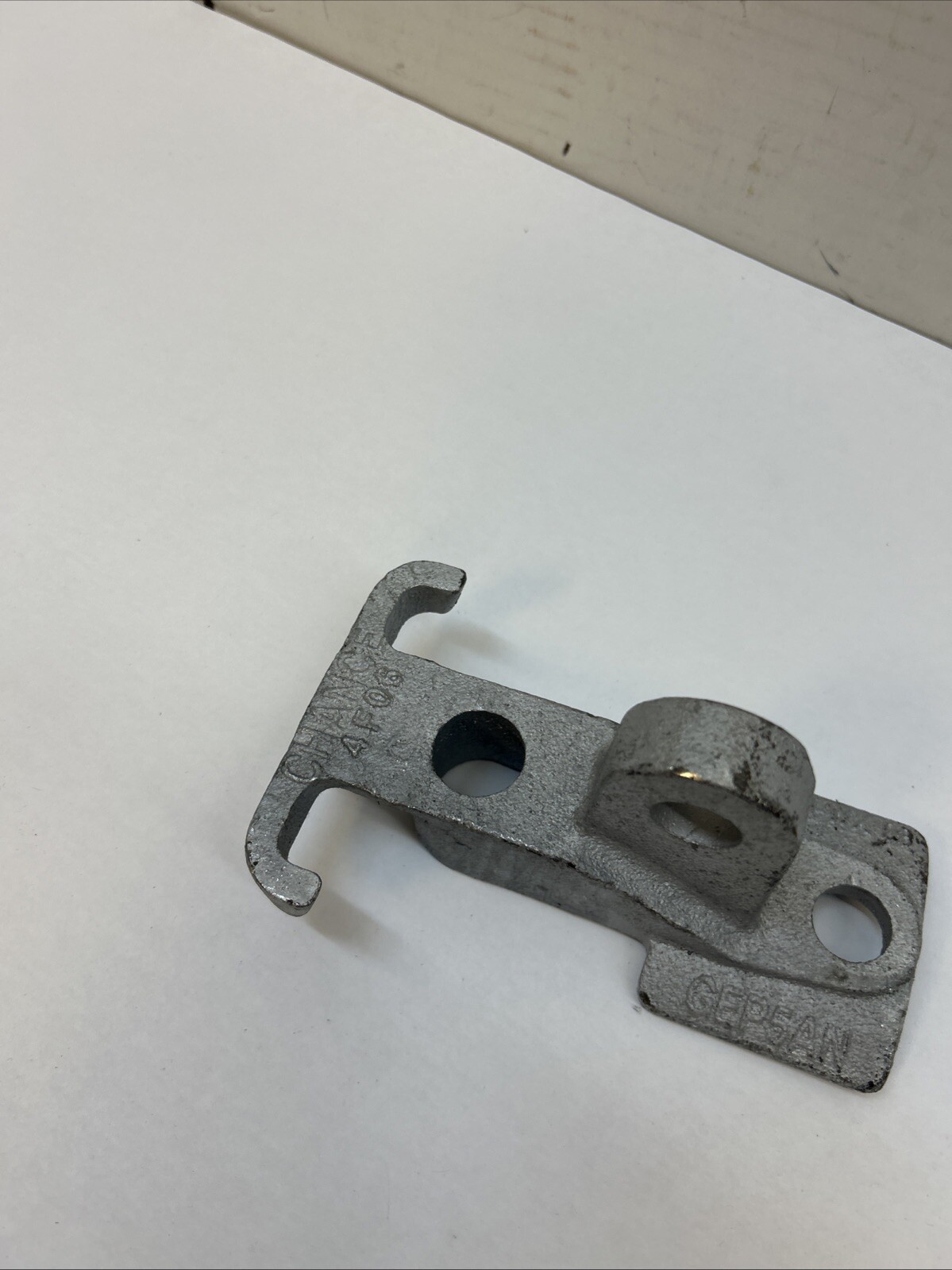 COMBINATION GUY-HOOK/POLE-EYE ATTACHMENT, 16,000 lbs. STRENGTH, 3/4in UPPER 5/8”