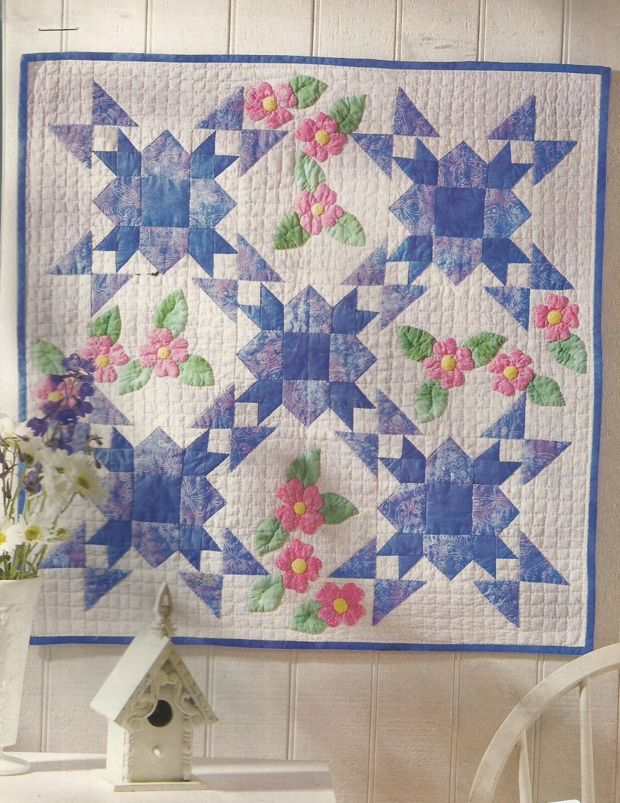 B0593  WEATHERVANE STARS WALLHANGING  QUILT PATTERN/INSTRUCTIONS
