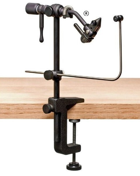 RENZETTI SALTWATER TRAVELER 2300 ROTARY FLY TYING VISE C-CLAMP BASE RIGHT HANDED